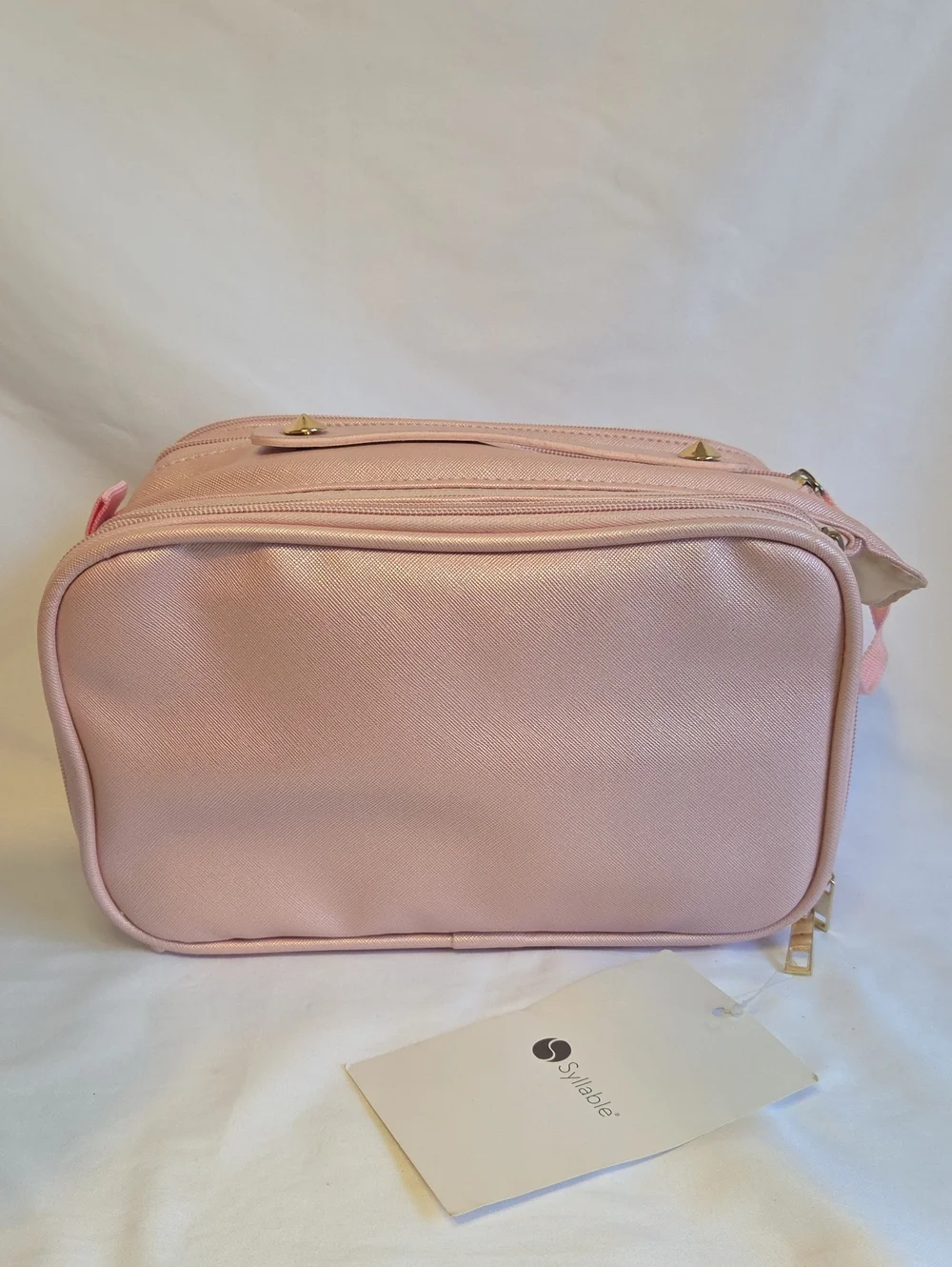 Pink Travel Cosmetic & Toiletry Bag By Syllable
